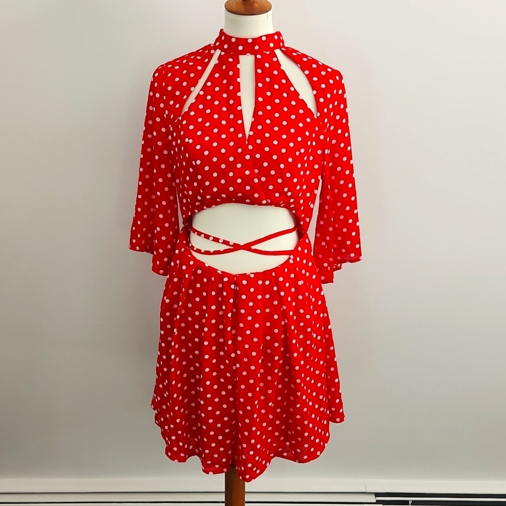 NWT Cut-Out Romper Dress